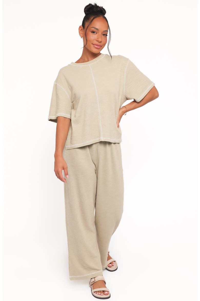 Angler Short Sleeve Sweatshirt & Pants Set, Alternate, color, MATCHA