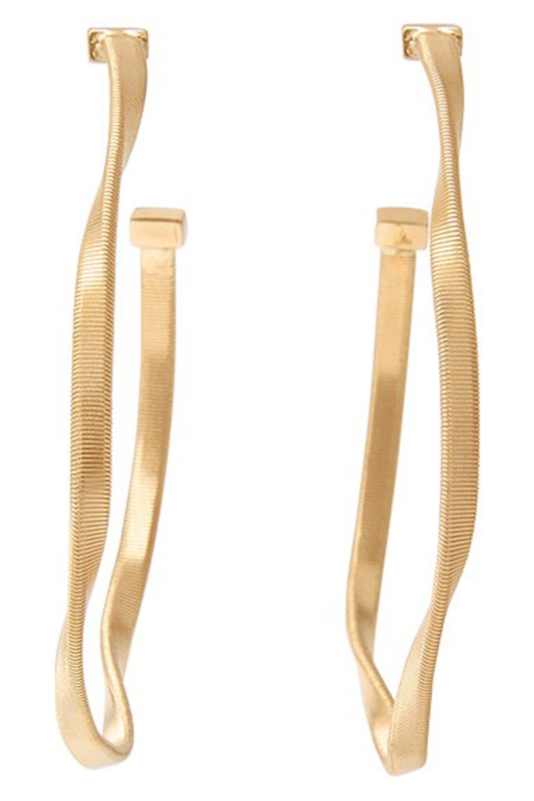 Marrakech Twist Hoop Earrings, Alternate, color, GOLD