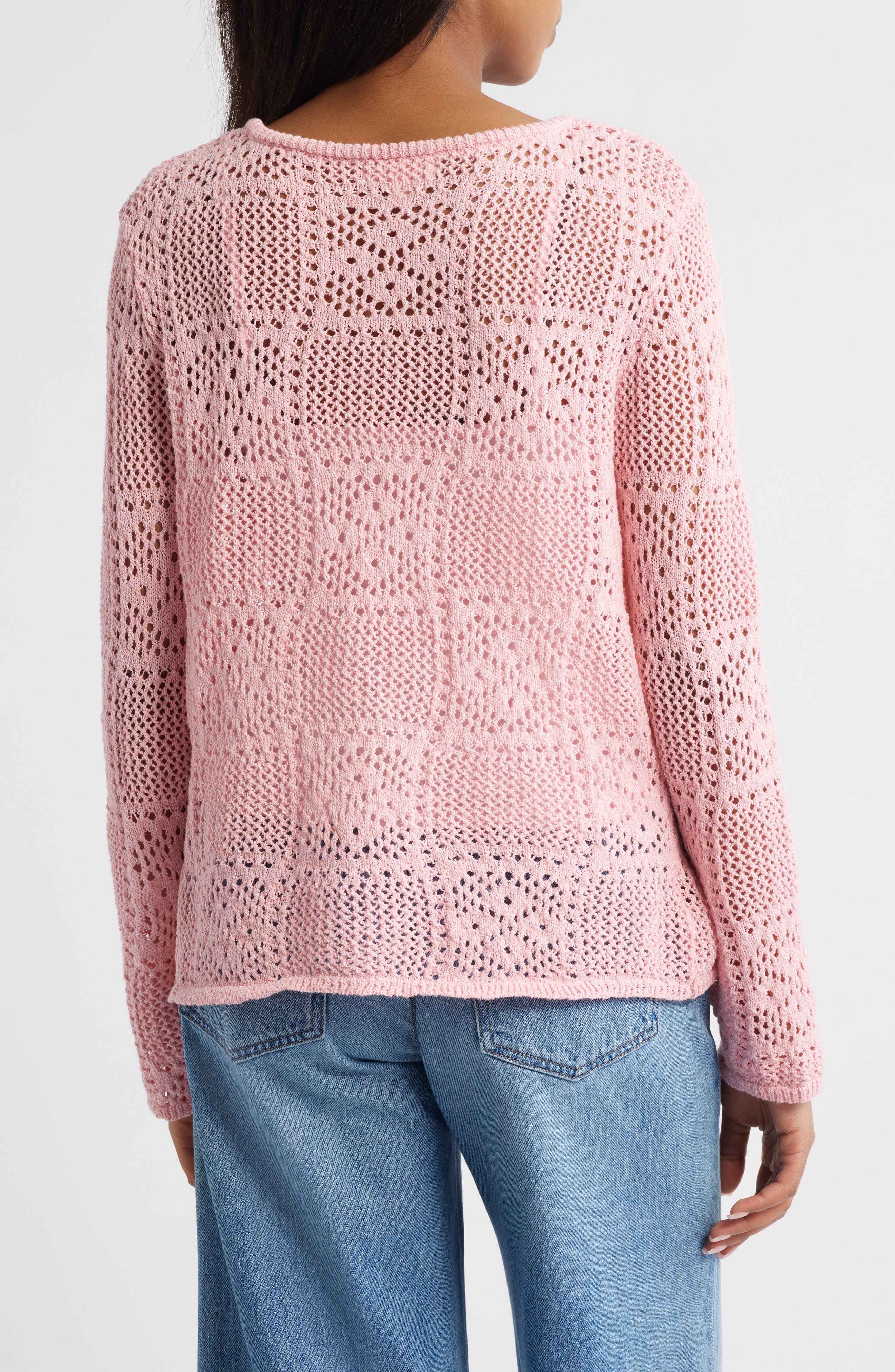 Tiara Crochet Look Sweater - image 4