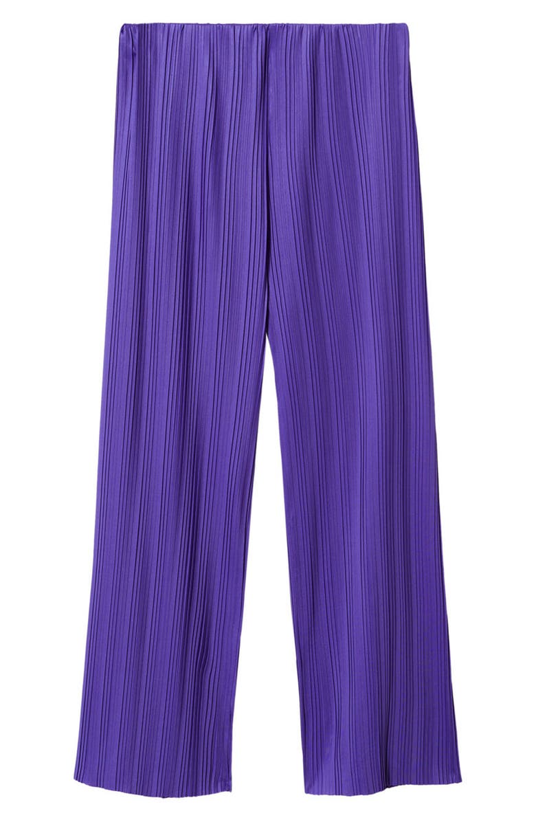 MANGO Pleated Palazzo Pants, Alternate, color,
