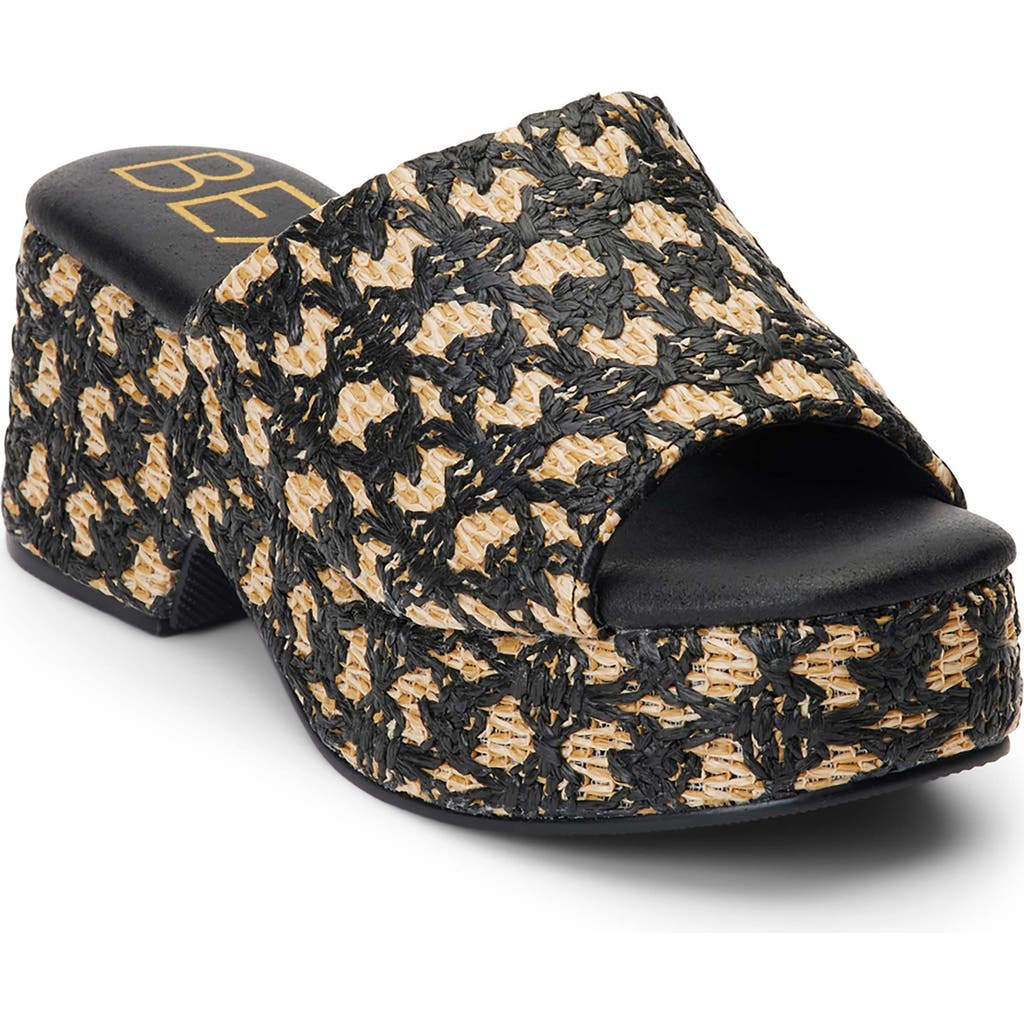 Beach By Matisse Cruz Platform Slide Sandal In Multi