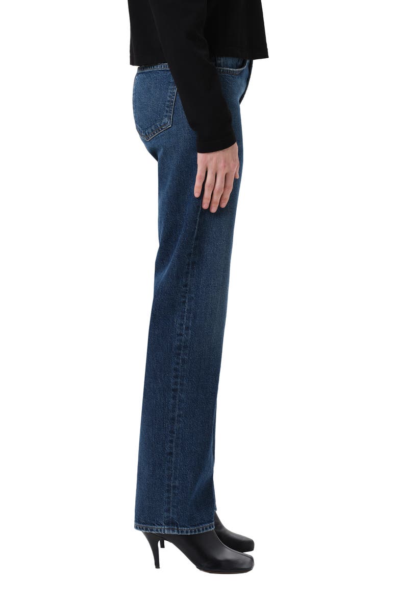 Low Rise Slim Fit Jeans, Alternate, color, SLICK