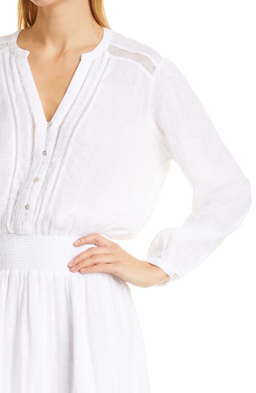 Rails Jasmine Linen Mix Dress White In White