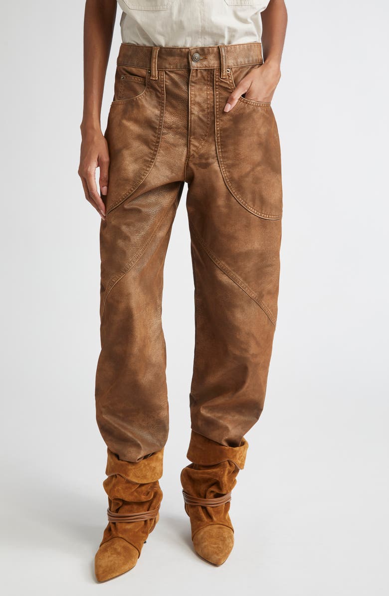 Kelvina Faux Leather Pants