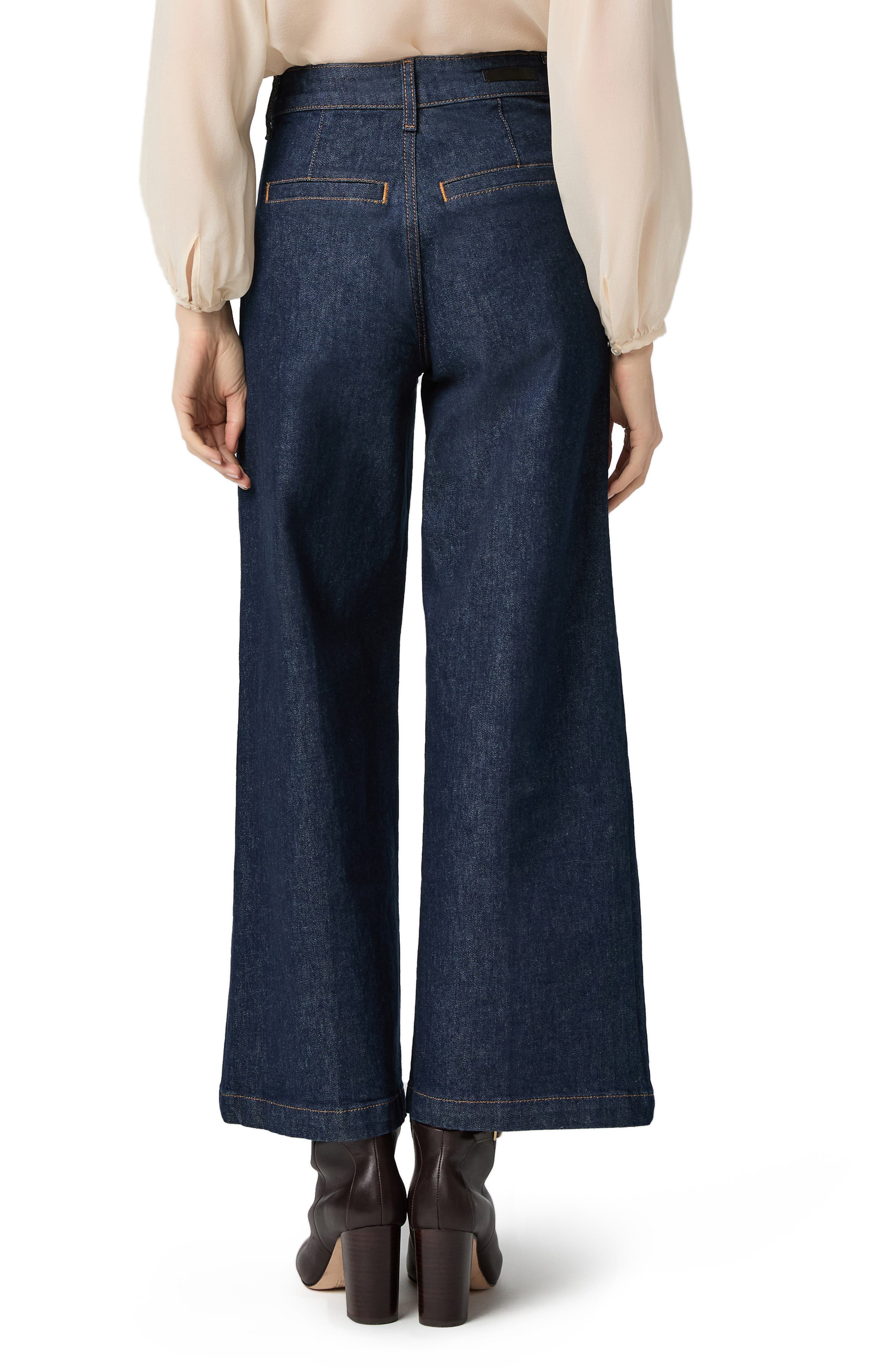 Harper Patch Pocket Ankle Wide Leg Jeans - image 2