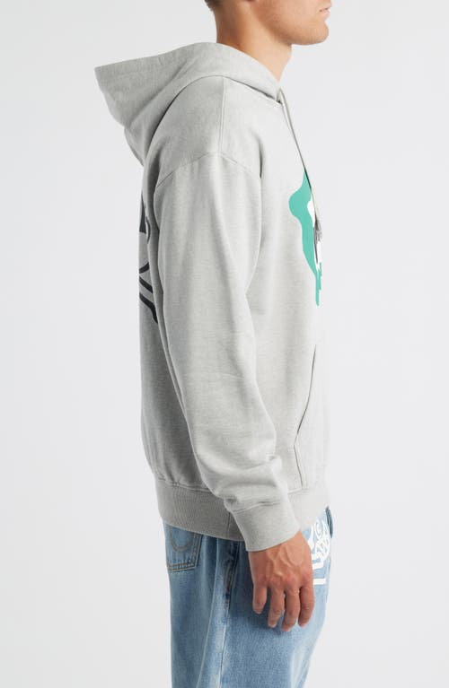 Icecream Play Graphic Hoodie In Gray