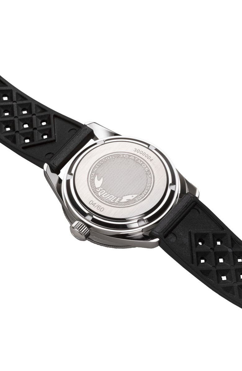 Fortela Vintage Re-Edition Submarine Watch, Alternate, color, Black