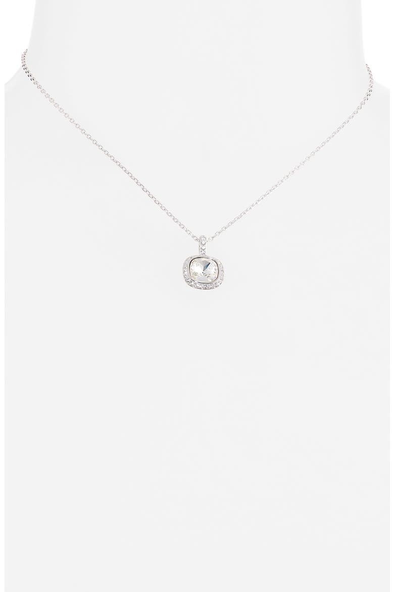 Una Angelic Crystal Pavé Pendant Necklace, Alternate, color, CRYSTAL/ RHODIUM