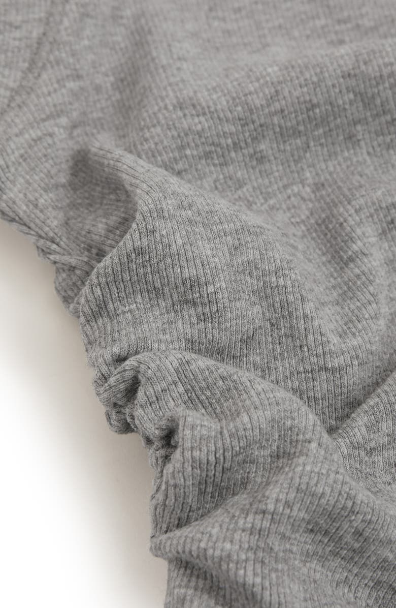 Reiss Kids' Ruched Stretch Cotton Tank, Alternate, color, Grey