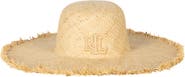 Lauren Ralph Lauren 3D Logo Raffia Sunhat