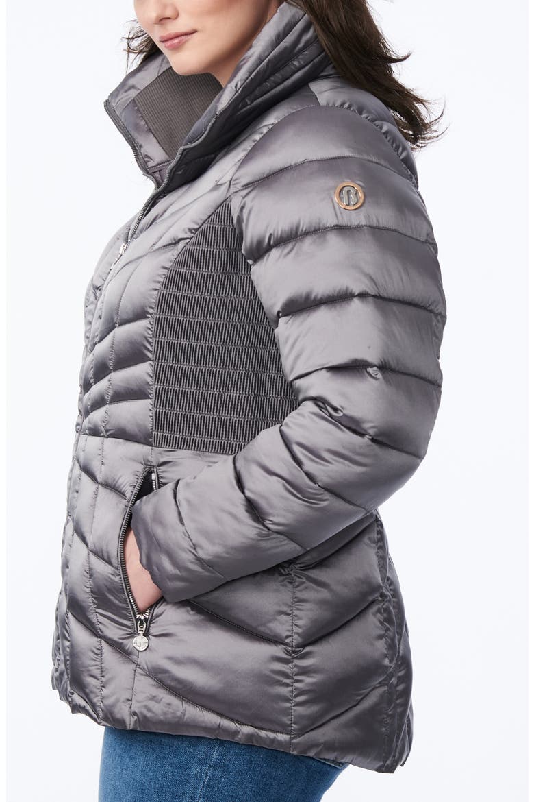 Ecoplume™ Lust Packable Icon Jacket, Alternate, color, CHARCOAL