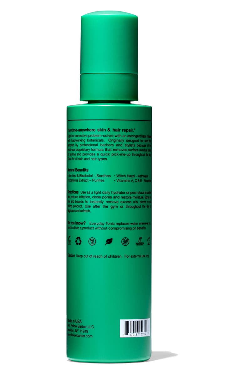 Fellow Barber Everyday Tonic Face & Hair Cleansing Spray, Alternate, color, 