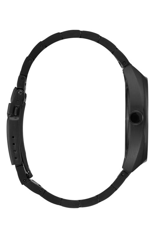 Nixon Mullet Silicone Strap Watch In Black