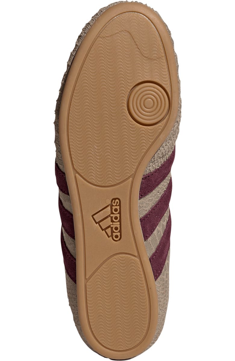 adidas Taekwondo Shoe, Alternate, color, Trace Khaki/ Maroon/ Gum 3