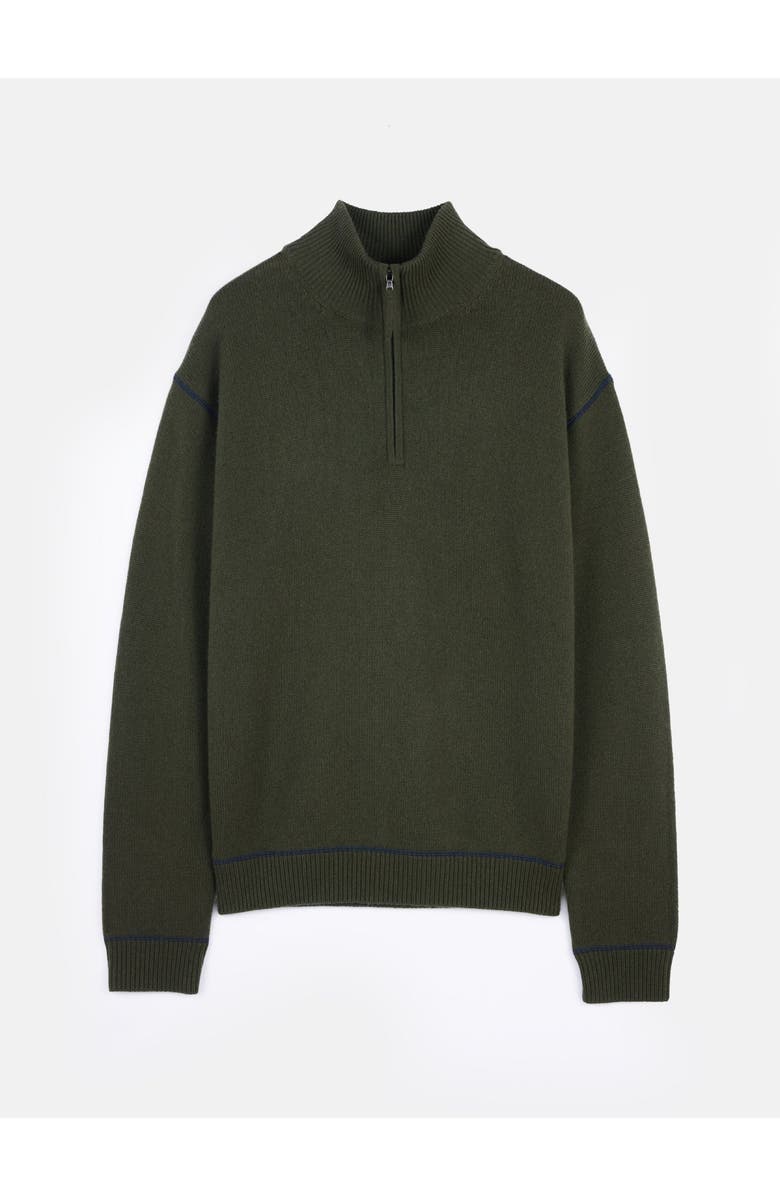 GOBI Mongolian Cashmere Men's Cashmere Quarter Zip Sweater, Alternate, color, 