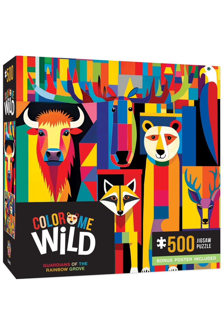 Guardians of the Grove 500 Piece Puzzle, Main, color, Multicolor