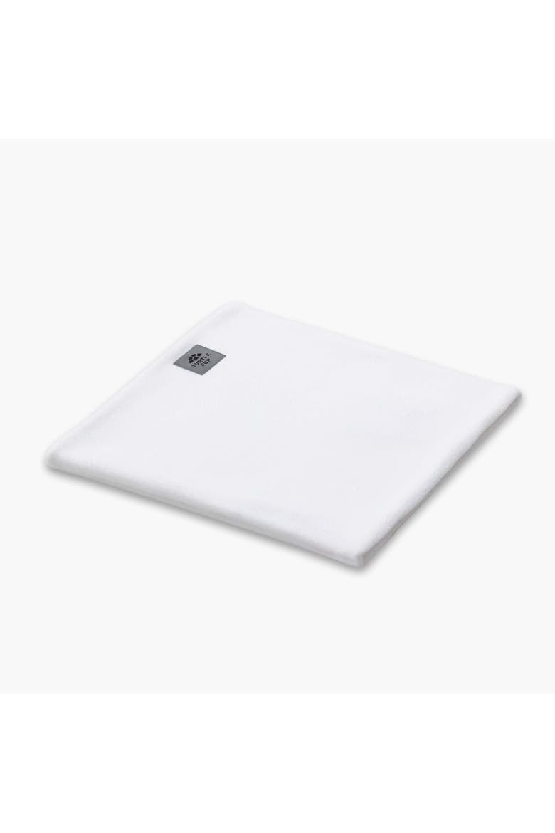 Double-Layer Fleece Neck Warmer, Alternate, color, White