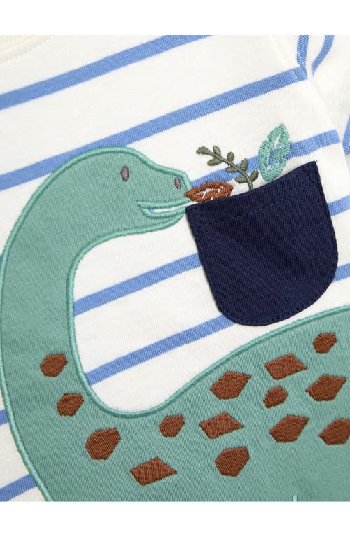 Jojo Maman Bébé Jojo Maman Bebe Dinosaur Appliqué Cotton T-shirt & Shorts Set