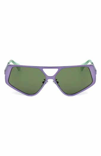 58mm Geometric Sunglasses