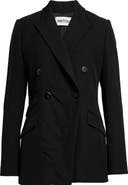 PARTOW Caleb Double Breasted Cotton Twill Blazer