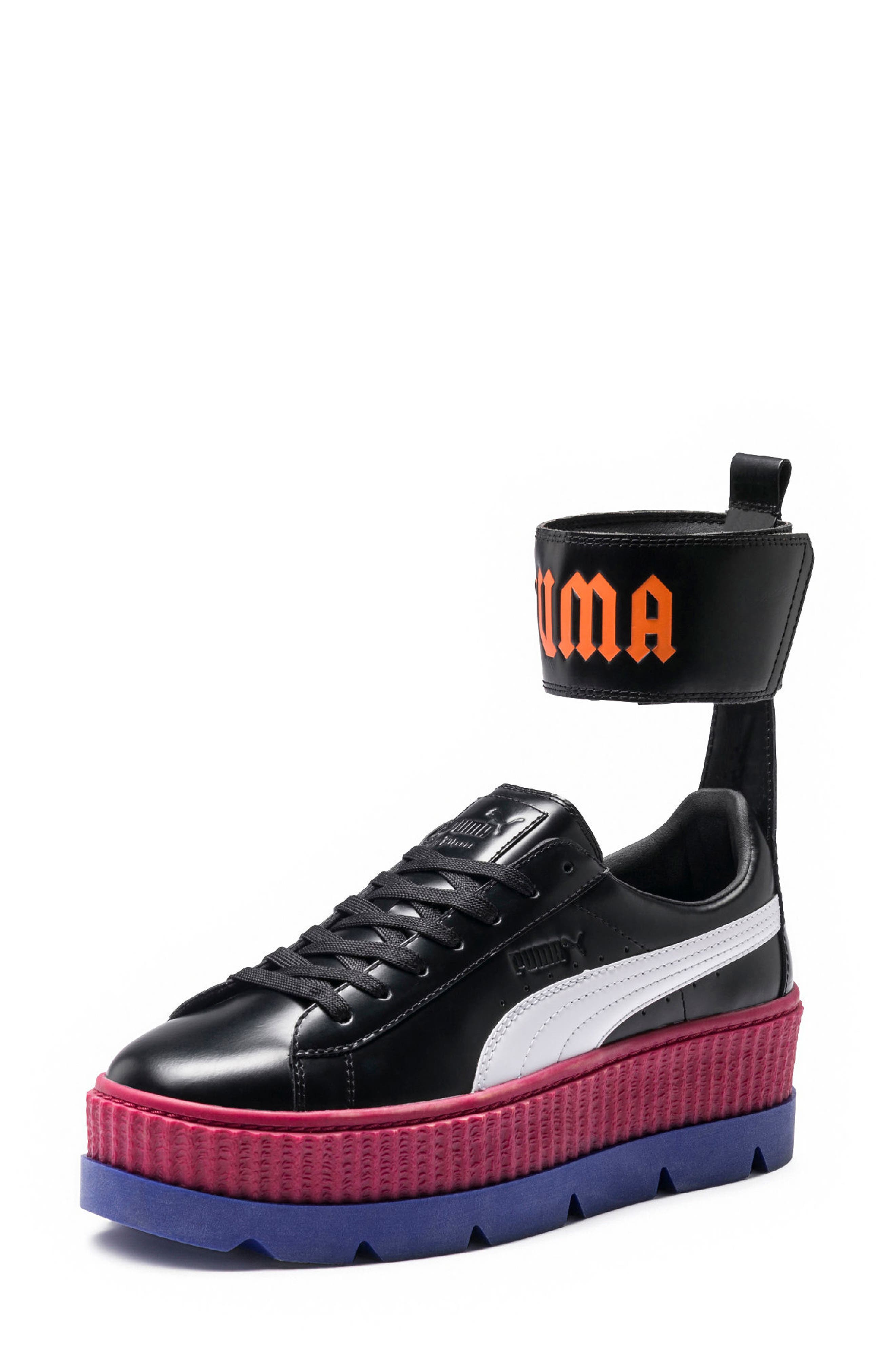 PUMA FENTY PUMA by Rihanna Ankle Strap Creeper Sneaker, Main, color, 