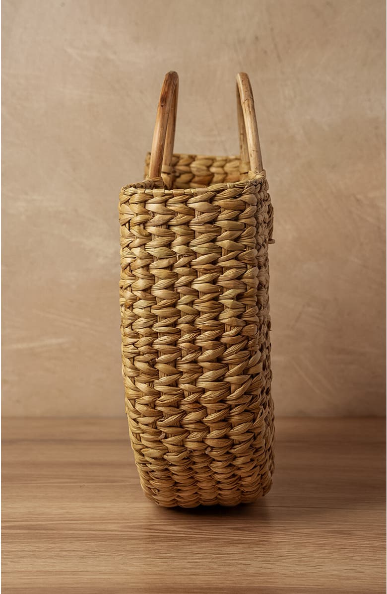 Verve Culture Circle Handle Palm Tote, Alternate, color, Tan