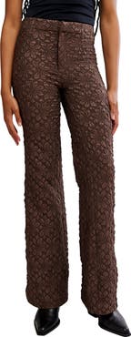 Free People Runaway Floral Flare Pants
