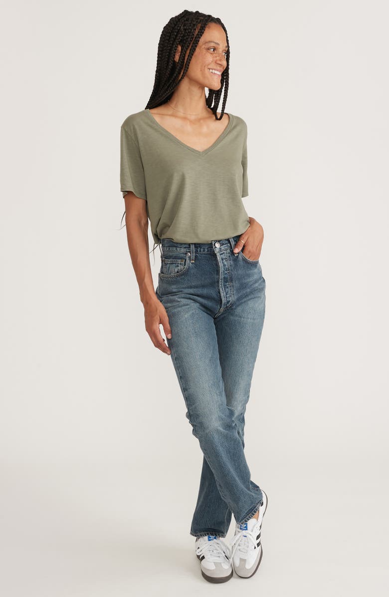 Marine Layer V-Neck T-Shirt, Alternate, color, 