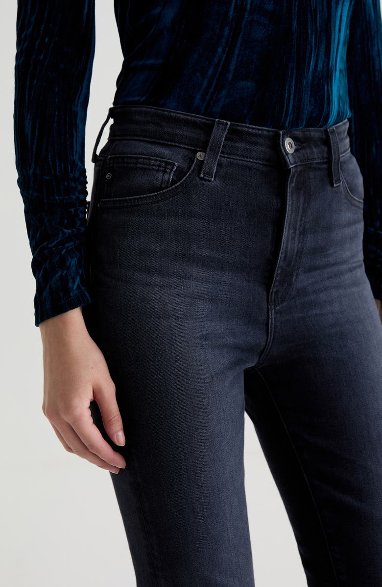 AG Madi High Waist Flare Jeans, Alternate, color, Glitch