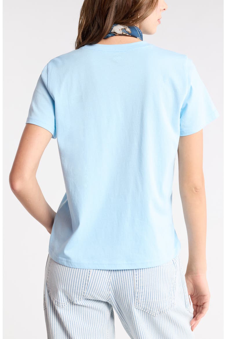 Crewneck Cotton T-Shirt, Alternate, color, BLUE QUIET