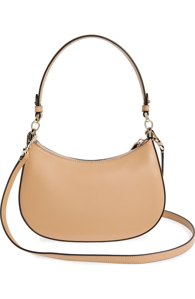 Kate Spade New York leather convertible shoulder bag, Alternate, color, Light Fawn