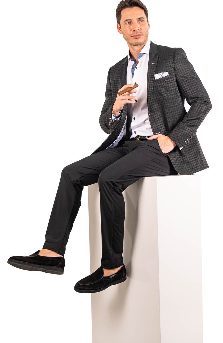 Maceoo Socrate Evo Resistance16 Houndstooth Check Blazer, Alternate, color, 