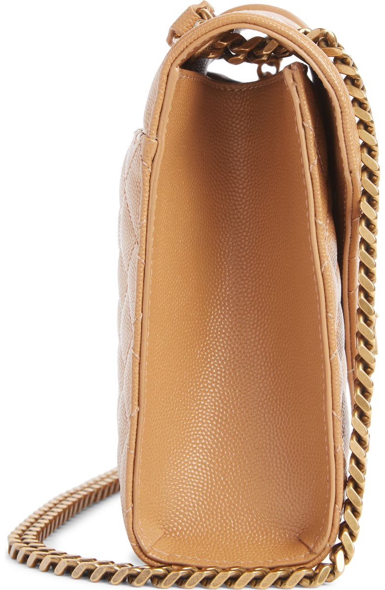 Saint Laurent Monogram Leather Envelope Bag, Alternate, color,