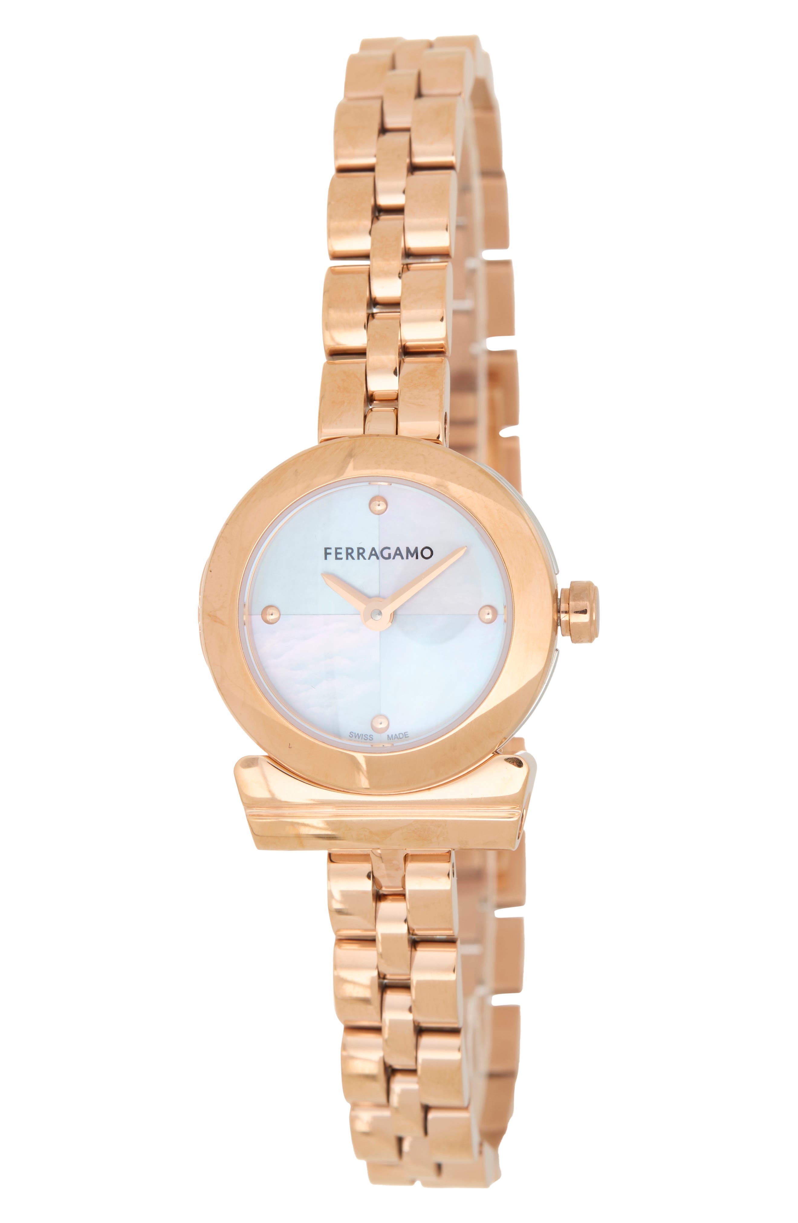 Gancini Bracelet Watch, 22.5mm