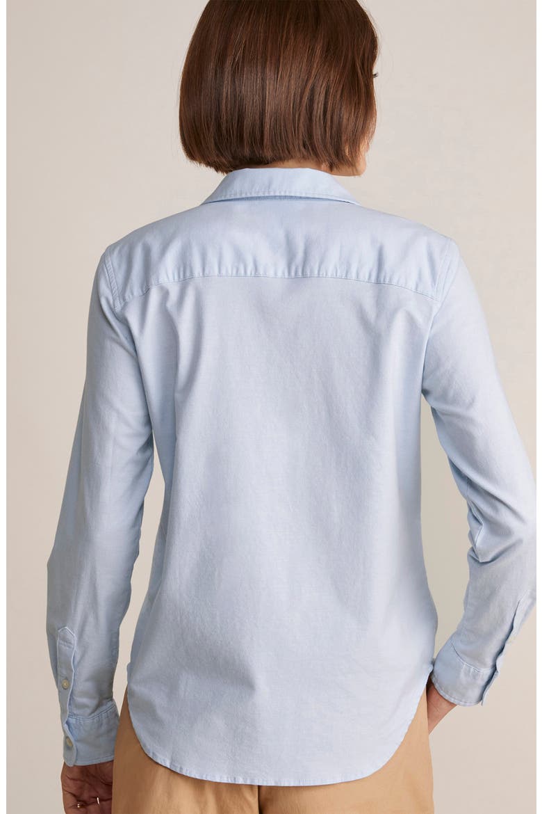 Stretch Cotton Oxford Button-Up Shirt, Alternate, color, OXFORD JAKE BLUE