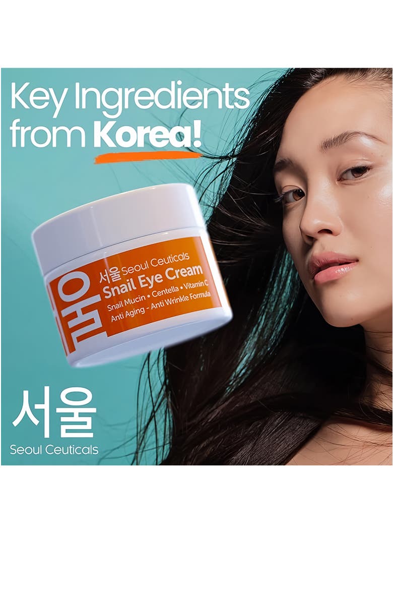 Seoul Ceuticals Korean Skincare Snail Eye Cream, Alternate, color, Clear
