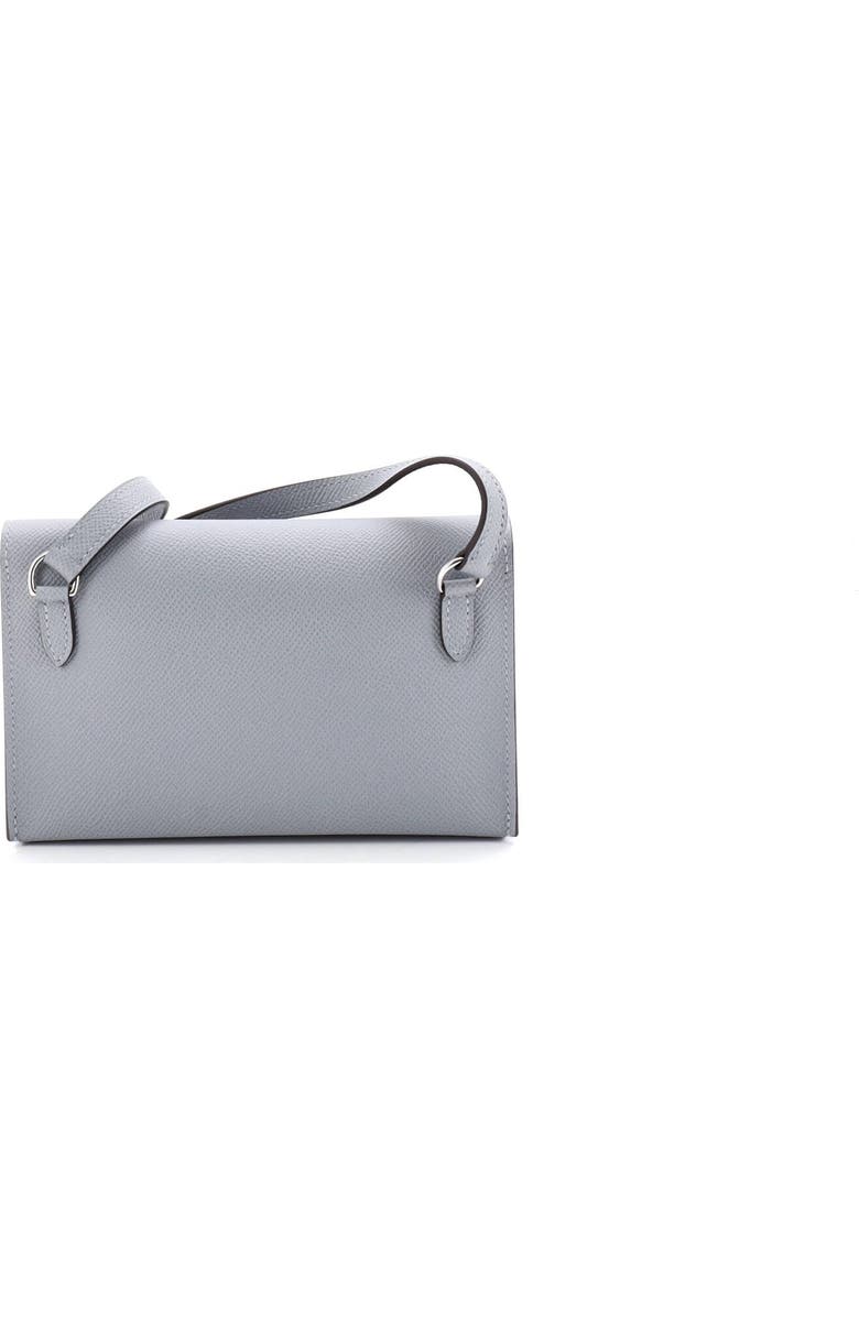 Pre-Owned Hermes Hermesnap Wallet Bag Epsom, Alternate, color, Gris Pantin