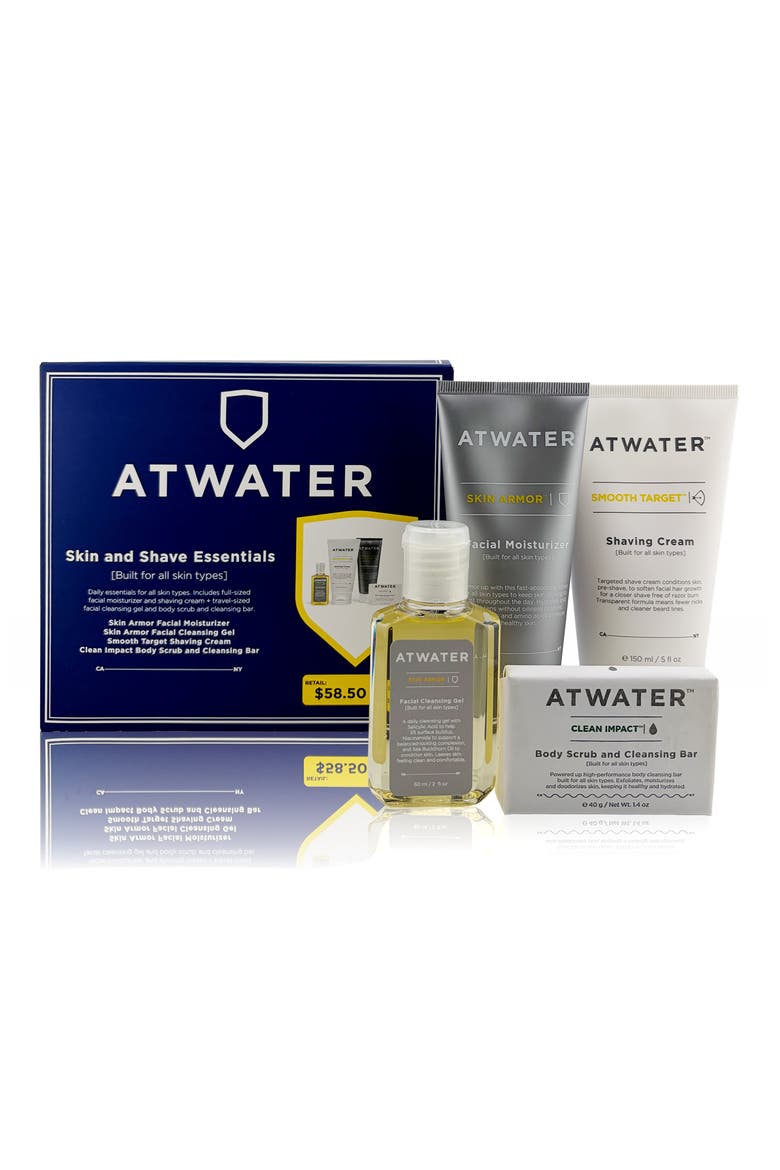 Skin and Shave Essentials Set, Main, color, NO COLOR