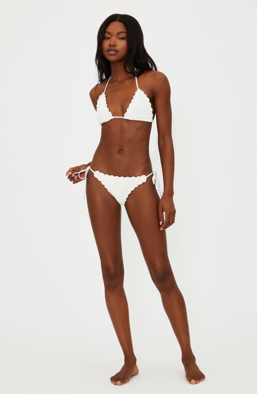 BEACH RIOT BEACH RIOT WINONA SCALLOPED BIKINI TOP
