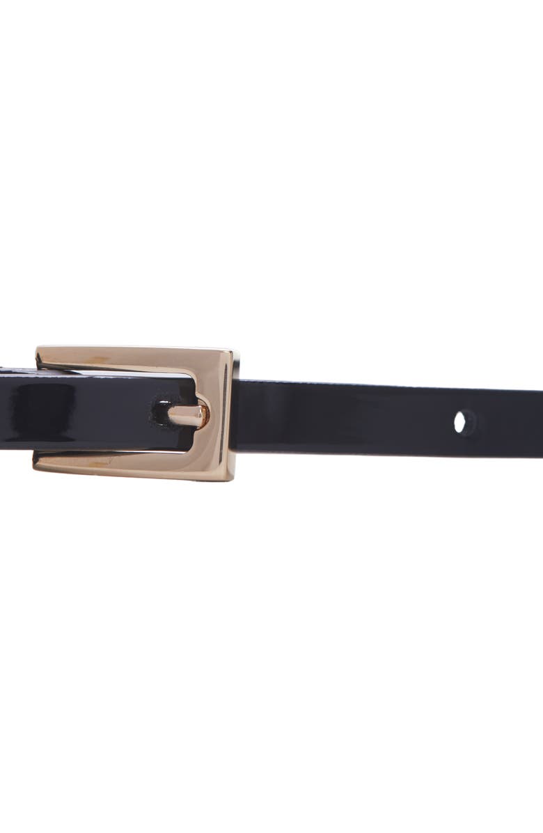 TOM FORD Patent Leather Belt, Alternate, color, Black