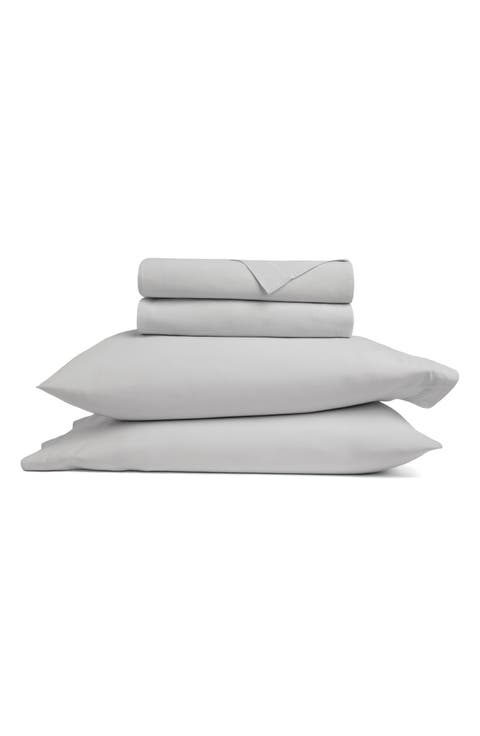 Solid Cotton Percale Sheet Set