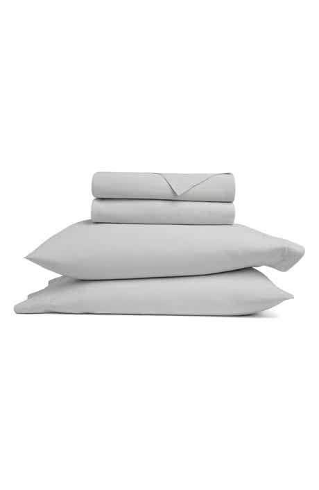 HOMESPUN Solid Cotton Percale Sheet Set