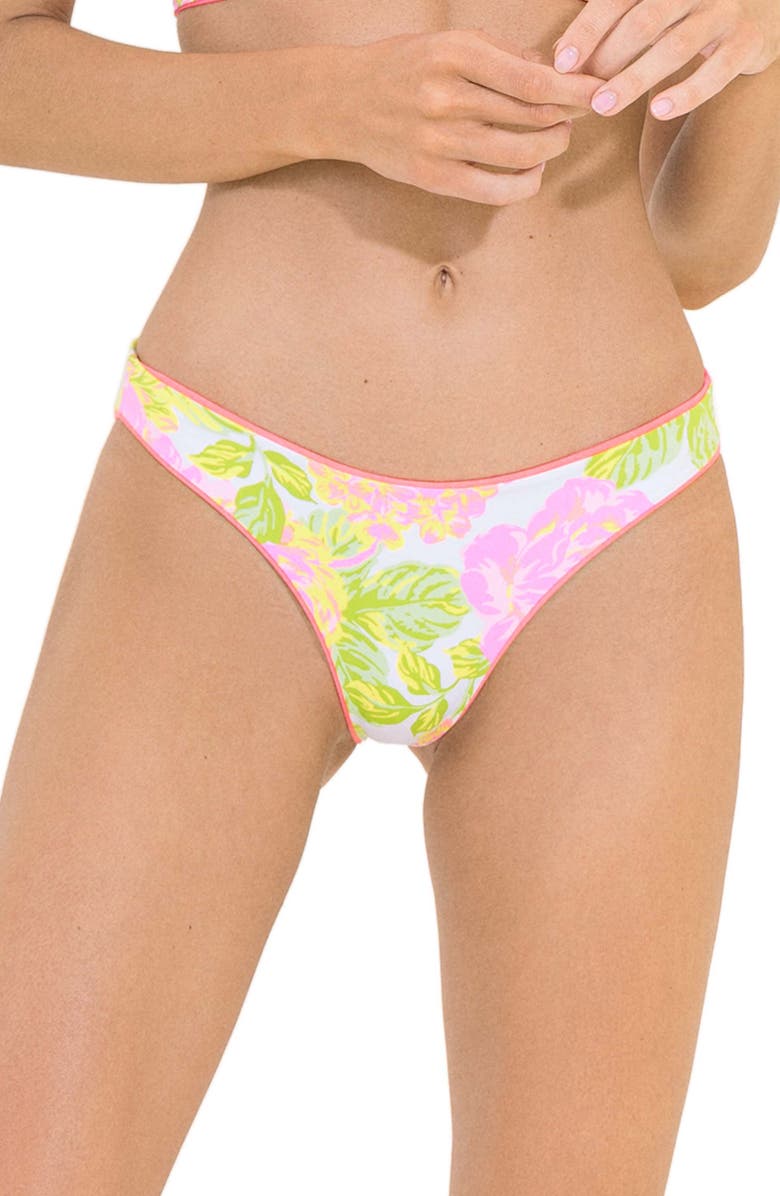 Maaji Fandango Pink Sublimity Reversible Bikini Bottoms, Alternate, color, 
