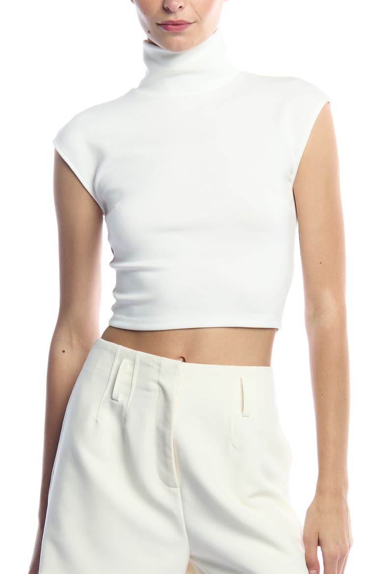 Winslow Sleeveless Turtleneck, Main, color, Ivory