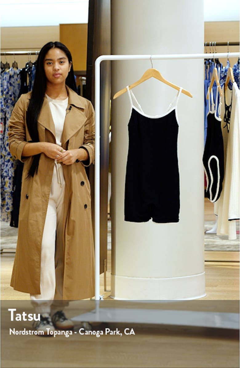 Alina Rib Terry Cover-Up Romper, sales video thumbnail