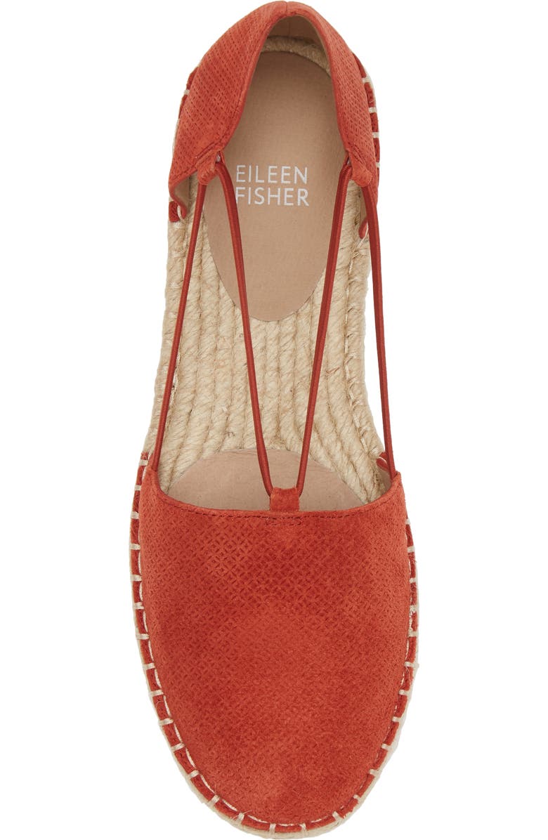 Eileen Fisher Lee Espadrille Flat, Alternate, color, Chili