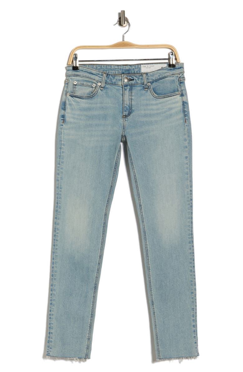 rag & bone Dre Low Rise Raw Hem Slim Boyfriend Jeans, Alternate, color,