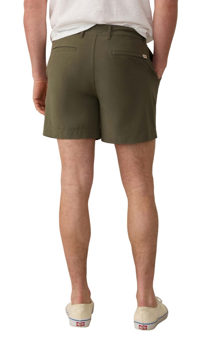 Faherty All Day 2.0 5-Inch Water Repellent Shorts, Alternate, color, Surplus Olive