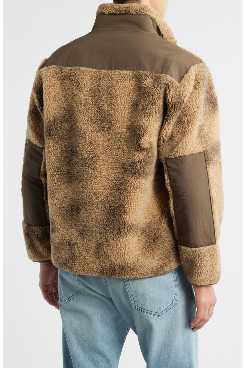 Oak Camo Fleece Zip-Up Jacket, Alternate, color, NATURAL