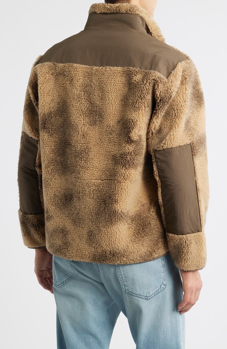 Corridor Oak Camo Fleece Zip-Up Jacket, Alternate, color, Natural